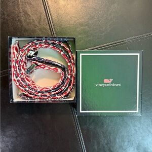 (Clearance) Set of 2 Size Small Vineyard Vines Red and Blue Belt in box.